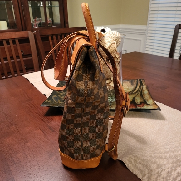 Louis Vuitton Limited Edition Centenaire Damier Canvas Soho Backpack Bag.. w/COA - Picture 5 of 16